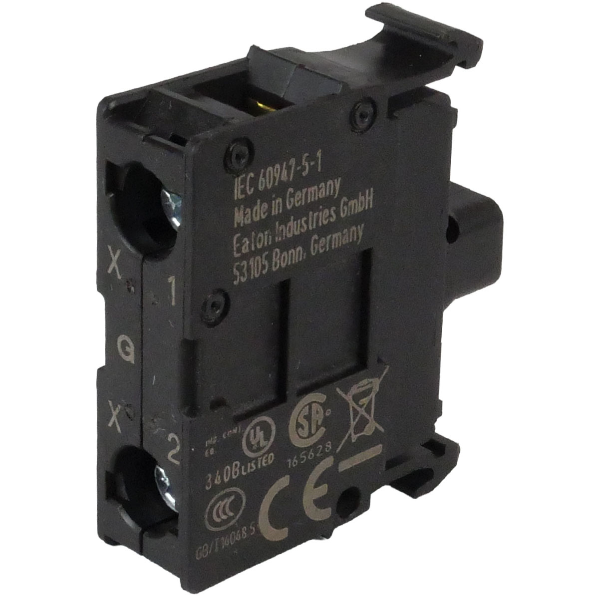 Grünes LED-Leuchtelement M22 für Putzmaschine gemäß IEC 60947-5