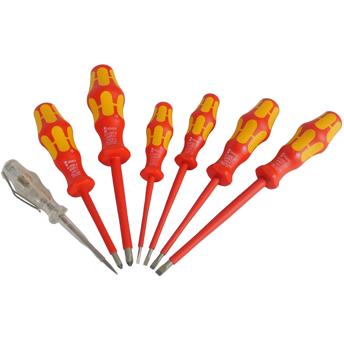 WERA Schraubendreher Satz 160 i/7 VDE 7-teilig
