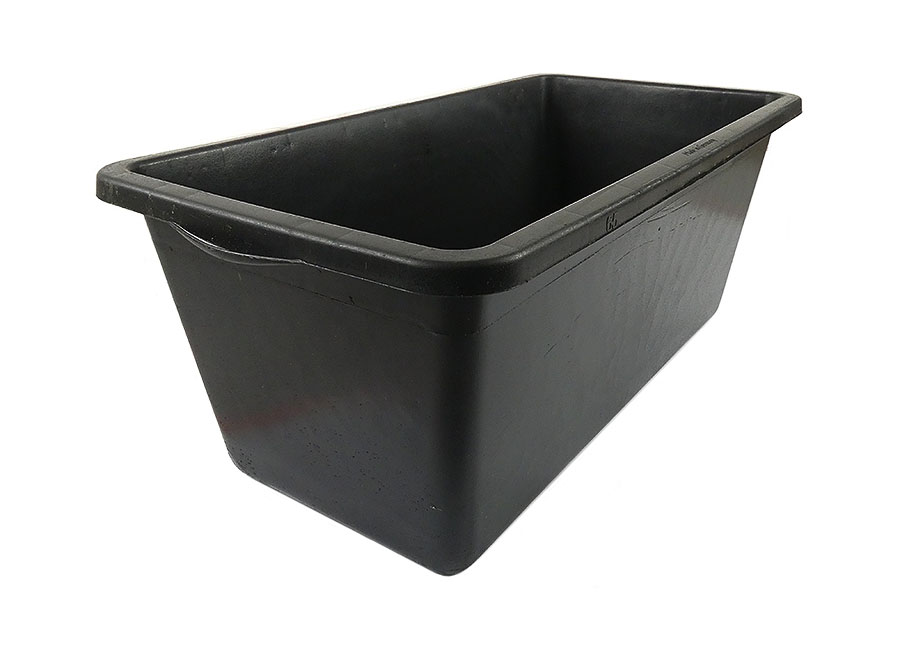 Mörtelkasten aus Kunststoff schwarz