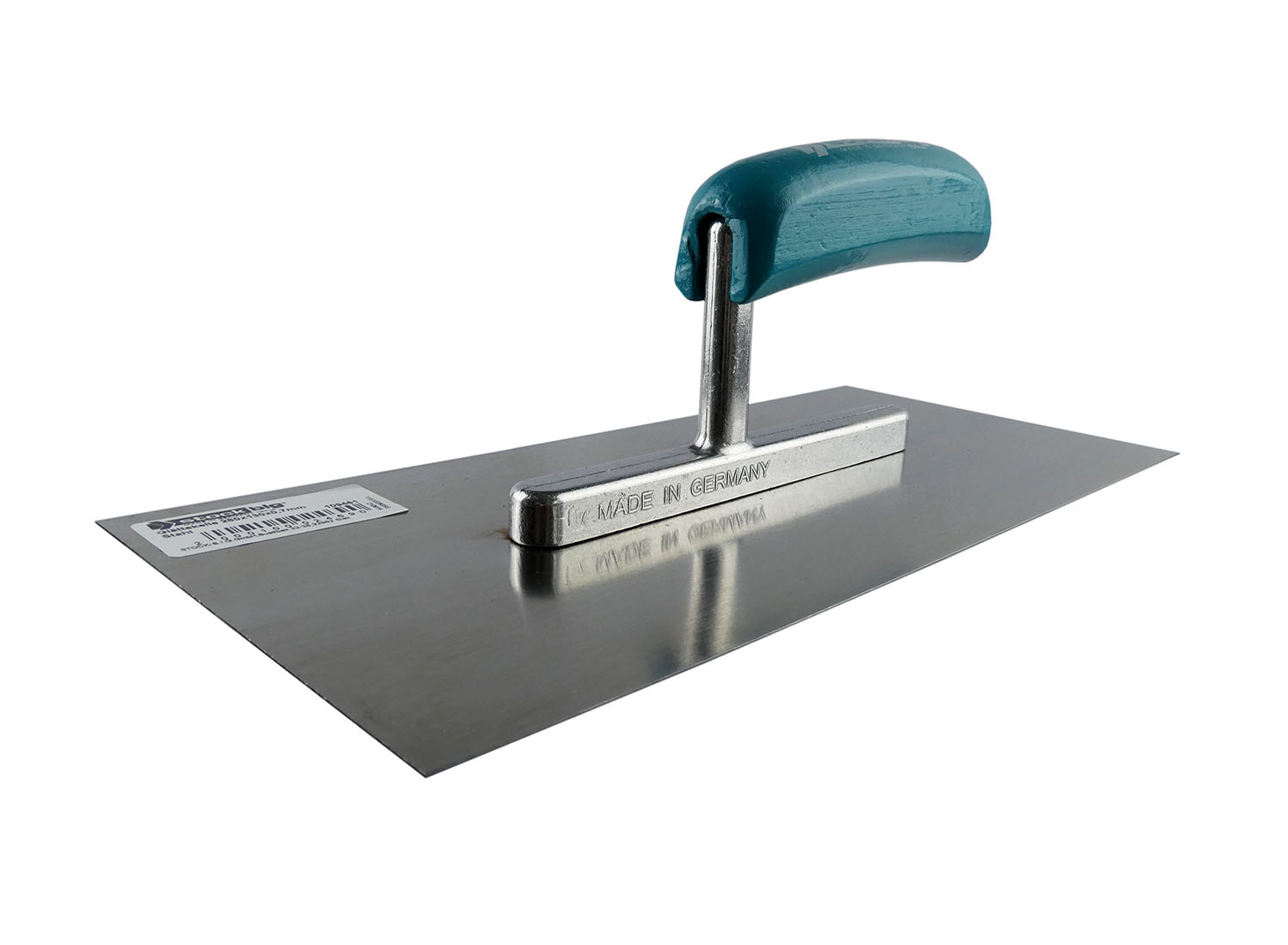 Glättekelle 280x130mm Stahl mit Holzgriff