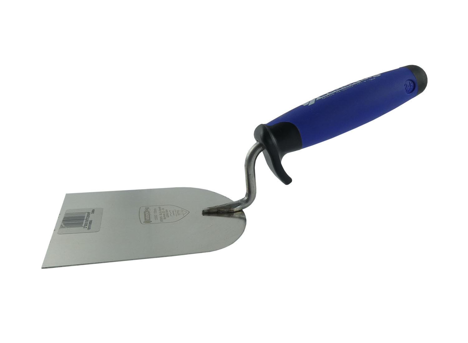 Stukkateurspachtel / Gipserspachtel rostfrei mit 2K-Soft-Griff 100 mm