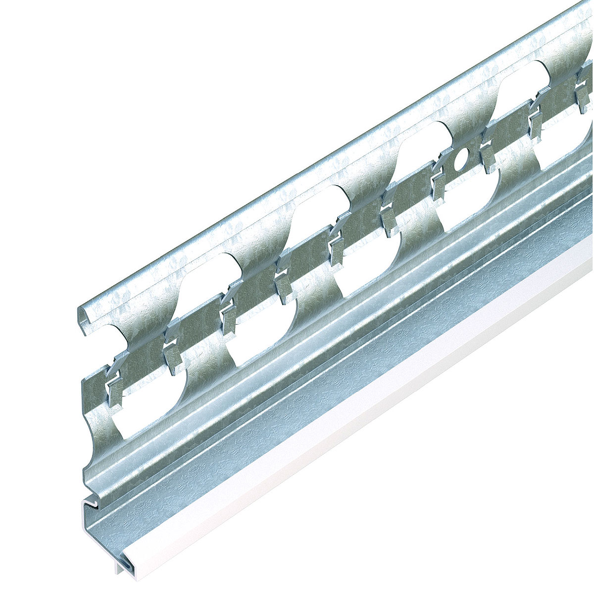 1225 Sockelprofil Außenputz 14mm 250cm - 1 Bund mit 25 Profilen (62,5 lfm)