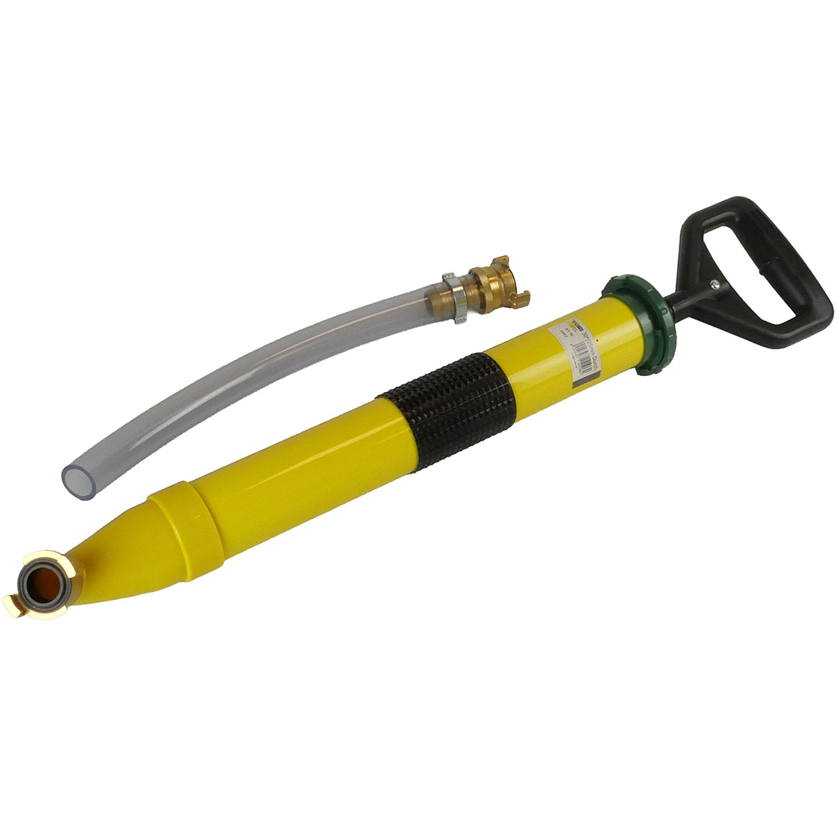 Handmörtelpumpe 30° mit GEKA-Kupplungen und Verfüllschlauch NW25 (40 cm)