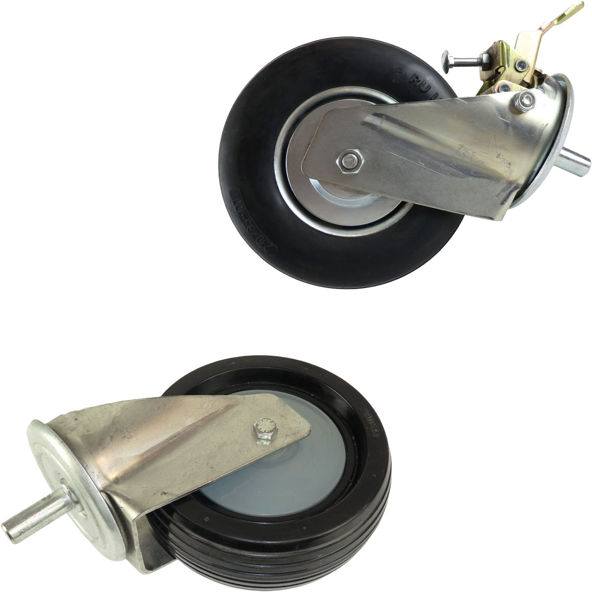 Lenkrolle für Verputzmaschinen