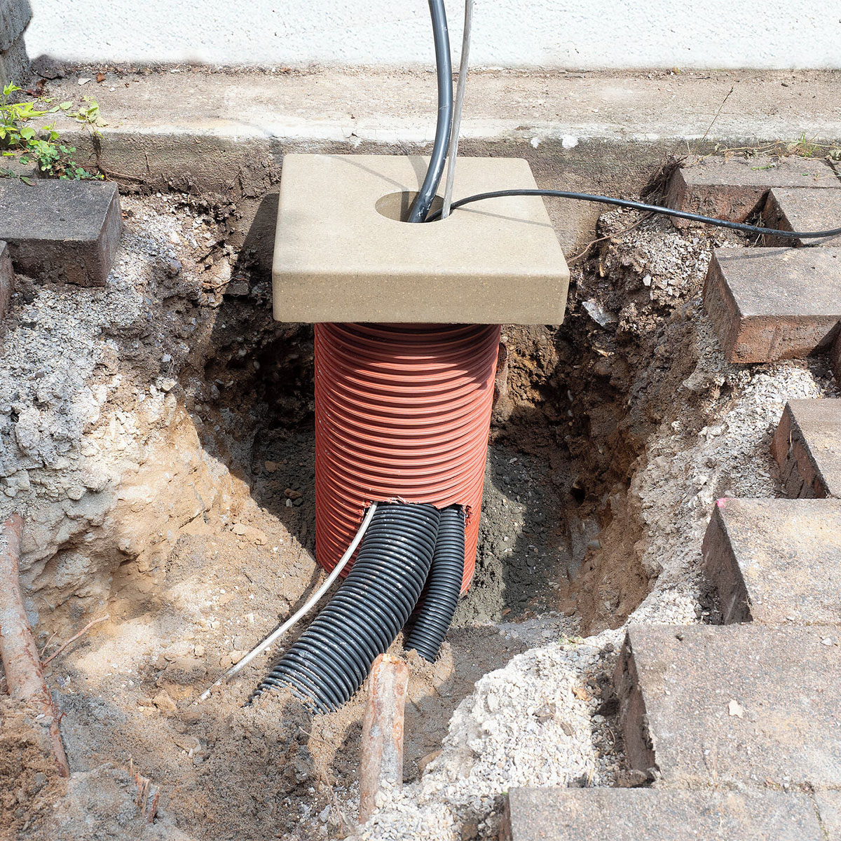 ULF Universelles Fundament für Elektroauto Ladesäulen