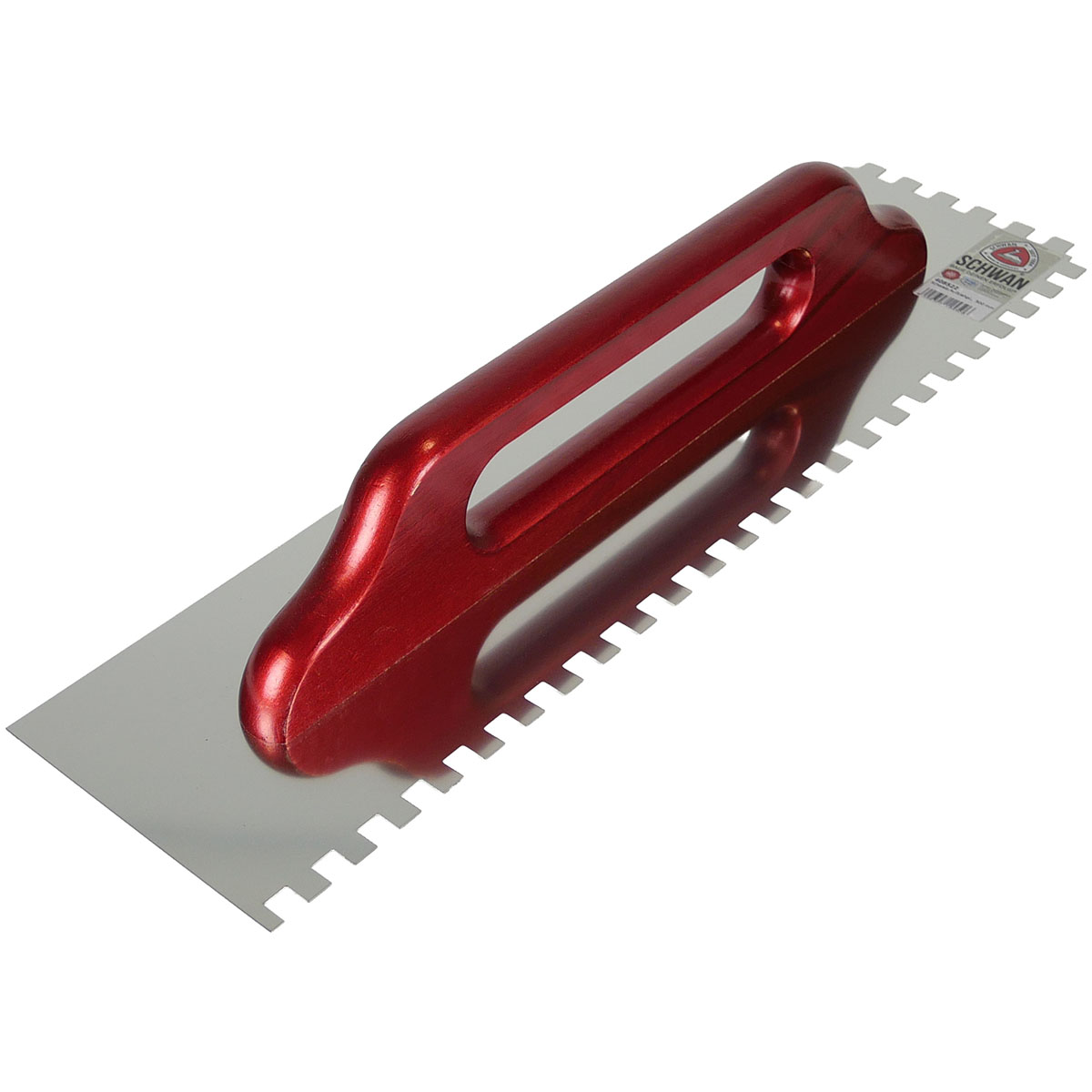 Schweizer Zahnkelle 500x130mm rostfrei 10x10mm Stärke 0,7mm mit Holzgriff