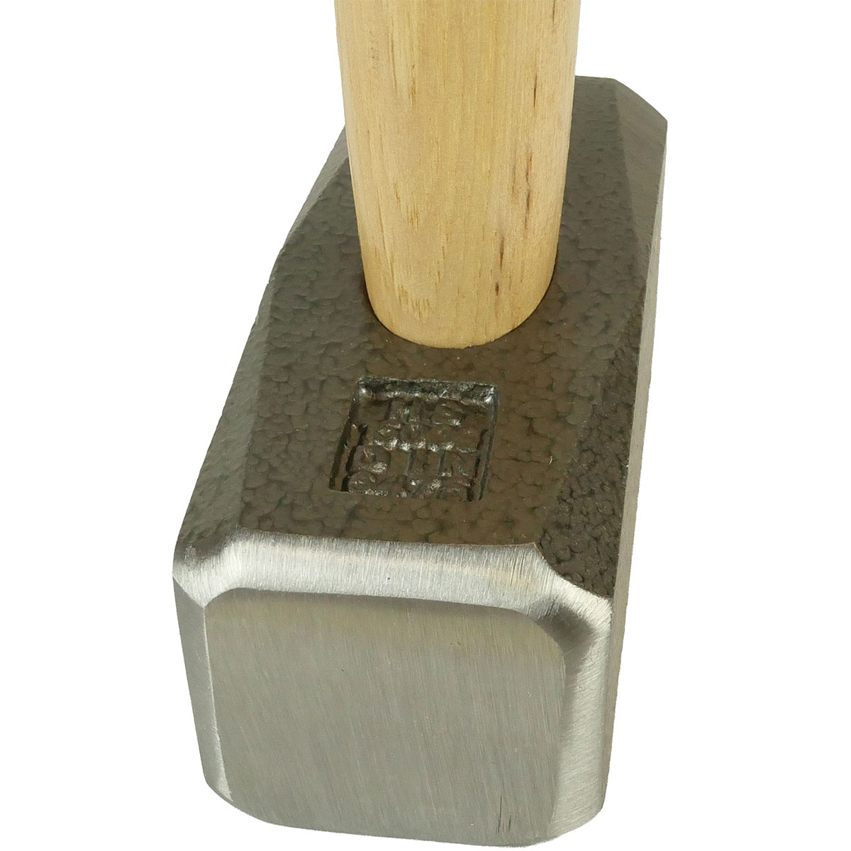 Gesenkgeschmiedeter Fäustel Hickory mit 1500g und geschweiftem Stiel für den professionellen Einsatz