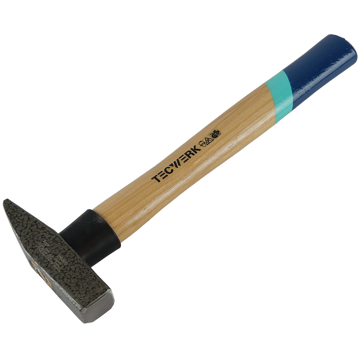 Schlosserhammer mit Hickorystiel und Nylonschutzhülse 400g