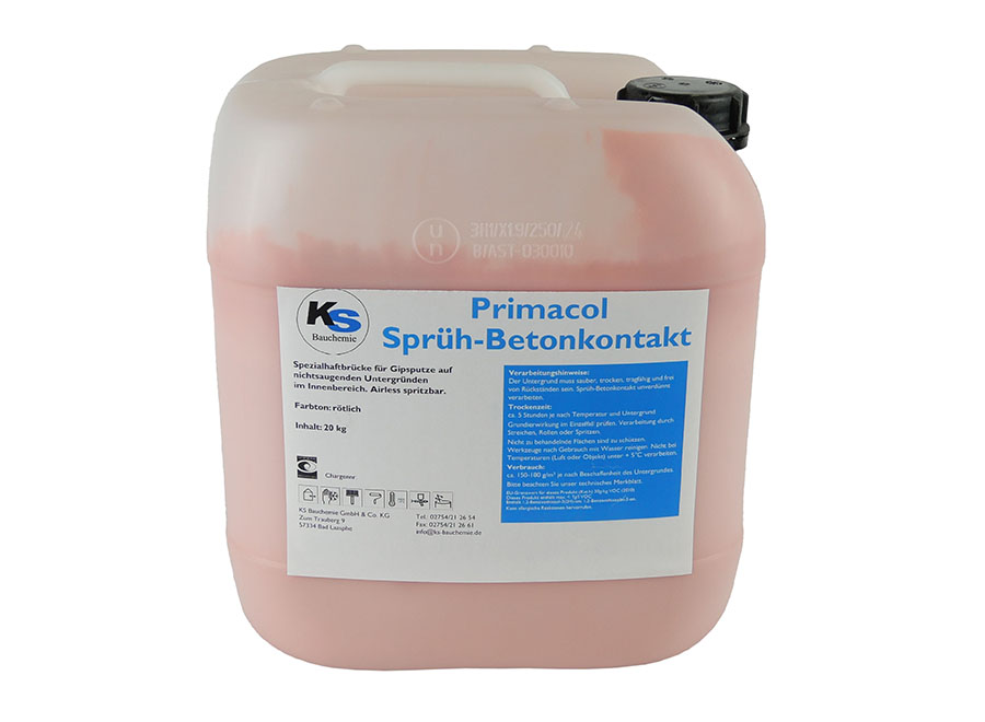 Sprüh-Betonkontakt 20kg airless / spritzbar im Kanister Sprüh-Betonkontakt 20kg airless / spritzbar im Kanister
