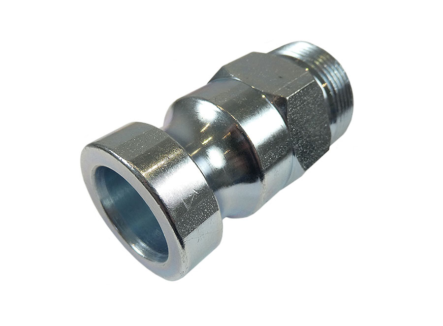 Mörtelkupplung LW25 VT mit 1¼ Zoll AG Camlock Typ F