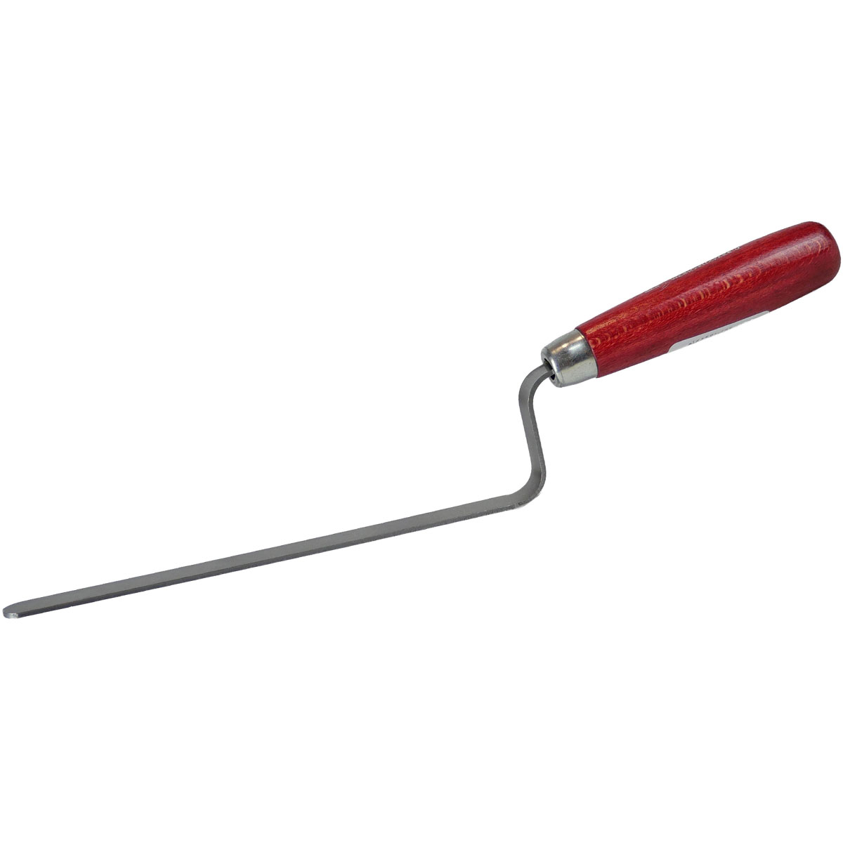 Hamburger Fugenkelle 14mm Form D lang 180mm - flacher Hals, konisch geschliffenes Blatt aus Stahl, Made in Germany