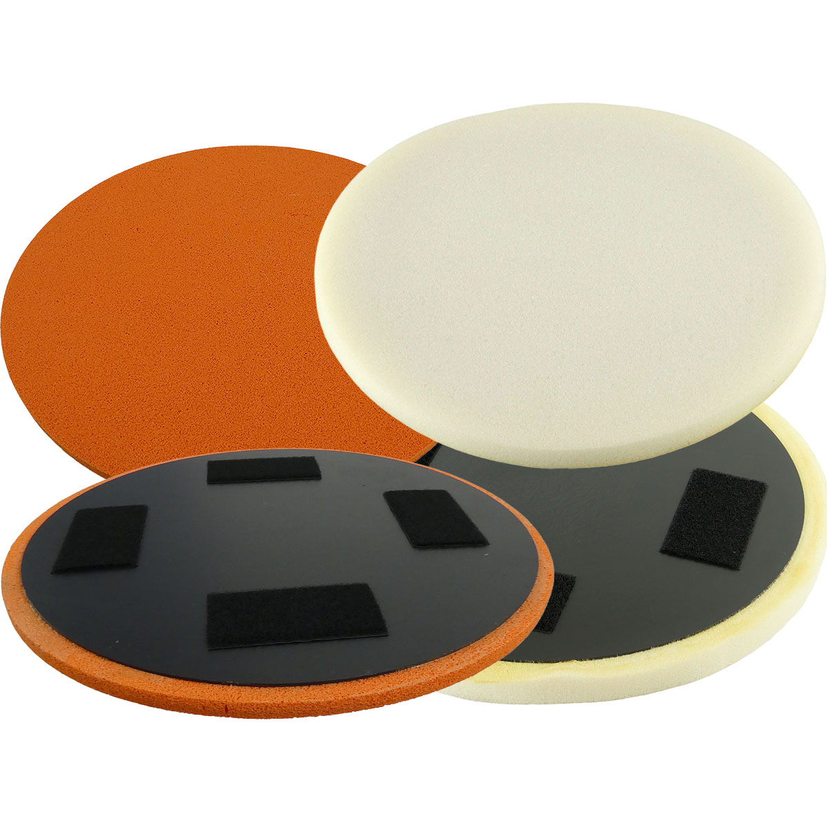 Schwammscheibe 350mm auf Trägerteller mit Klett