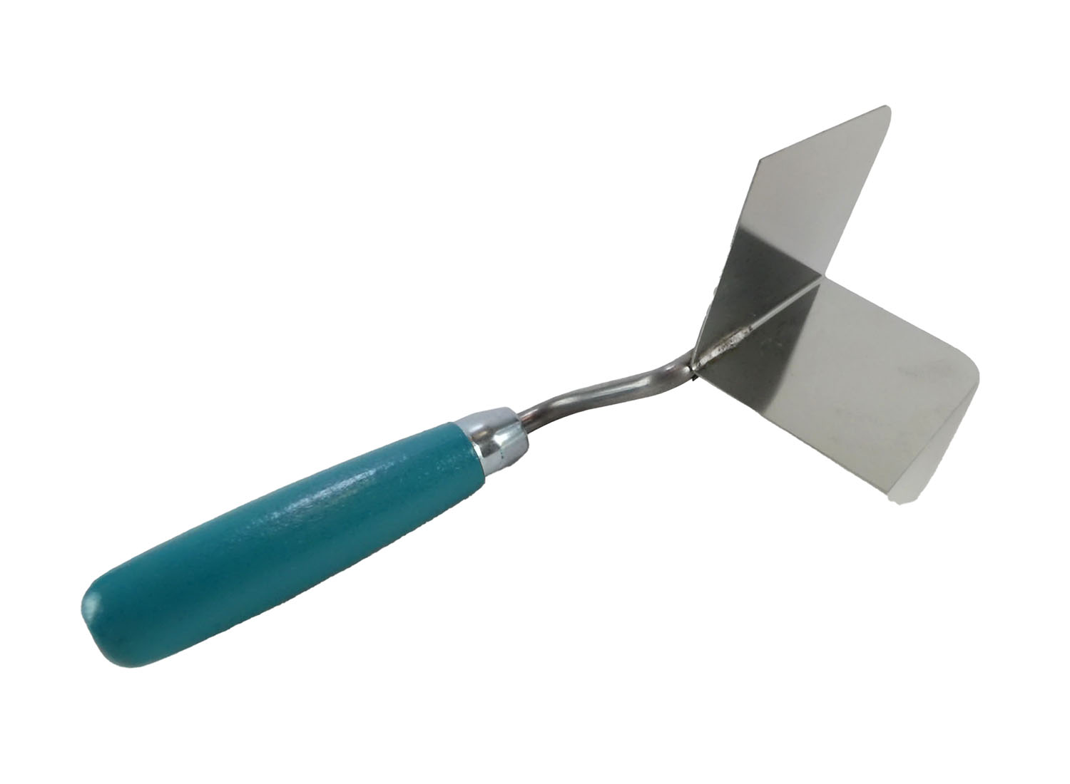 Eckenkelle 90° aussen 80 x 60 mm rostfrei mit Holzgriff Eckenkelle 90° aussen 80 x 60 mm rostfrei mit Holzgriff