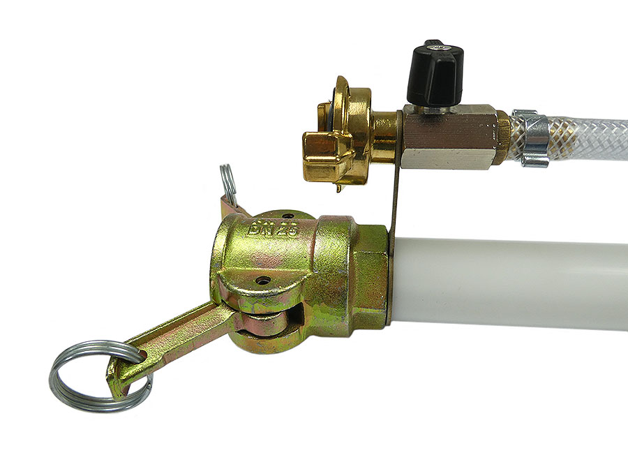 Feinputzgerät LW24 komplett mit 14 mm Feinputzdüse für das Auftragen von Mörtel auf Wände und Decken