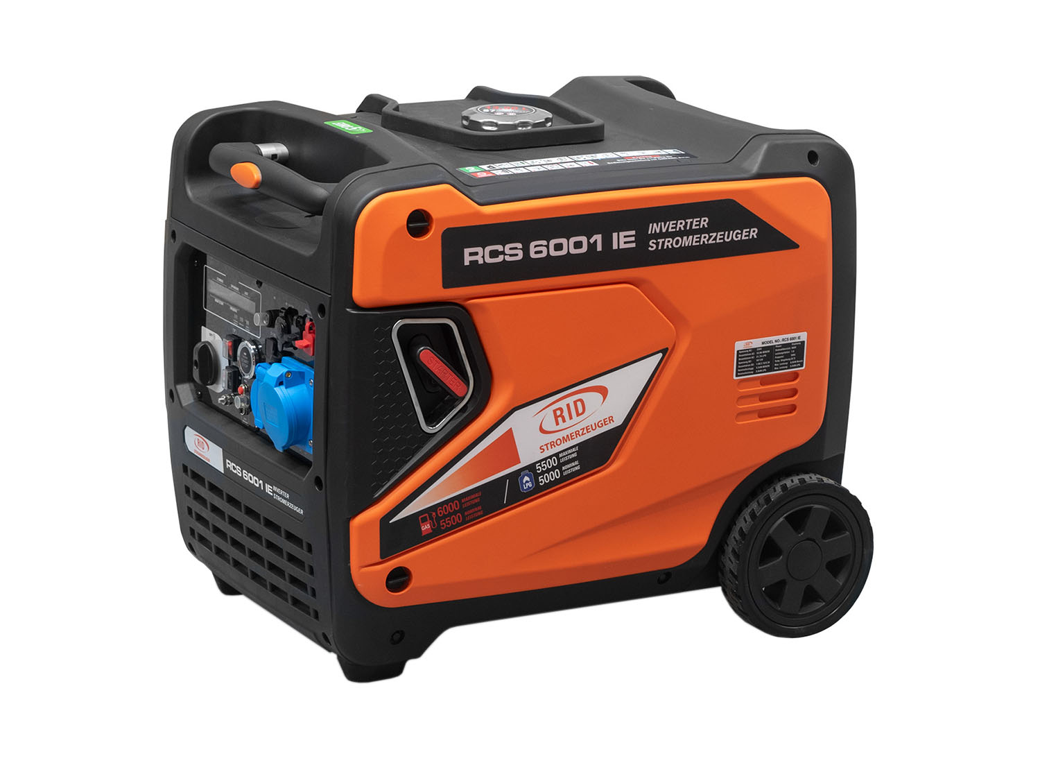 Inverter Stromerzeuger RCS 6001 IE Iso Dual Fuel