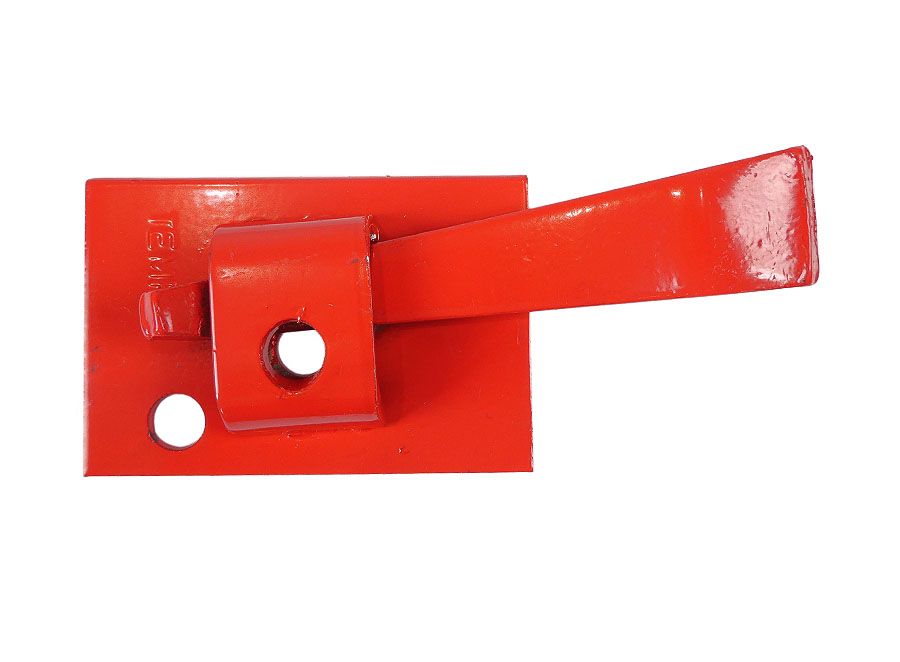 Keilklemme für Rundeisen rot 4-8 cm