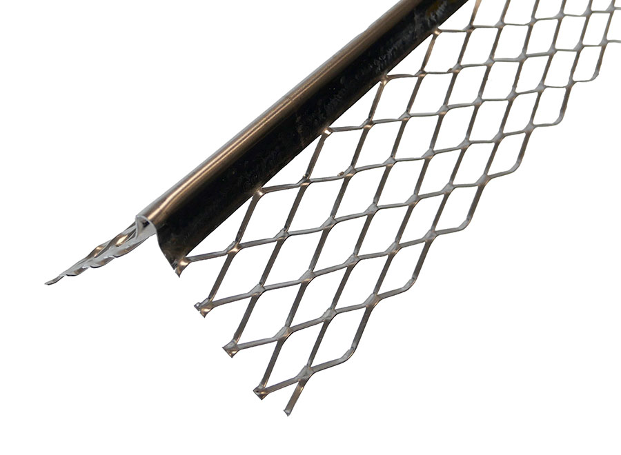 Kantenprofil für Innenputz runde Kante 12mm Edelstahl rostfrei 4003 SN 300cm - 1 Bund mit 25 Profilen (75 lfm)