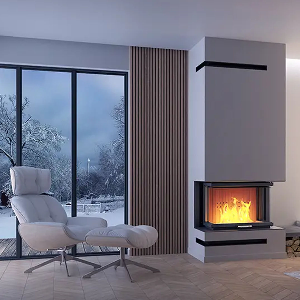 TRINITY Kamineinsatz (Guillotine C)