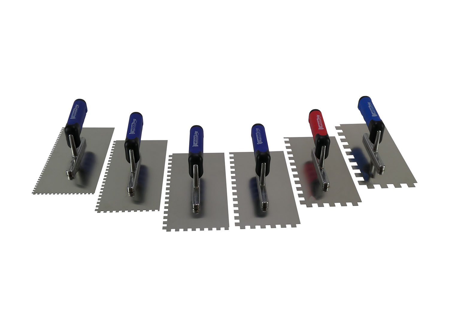 Glättekelle gezahnt 280 mm rostfrei mit 2K-SOFT-Griff