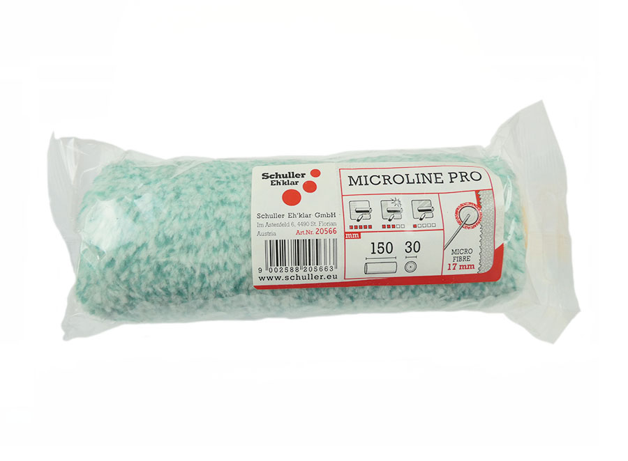 Microline Pro HKD Heizkörperwalze 15cm aus bester Microfaser, nahezu fusselfrei und glatte Oberfläche