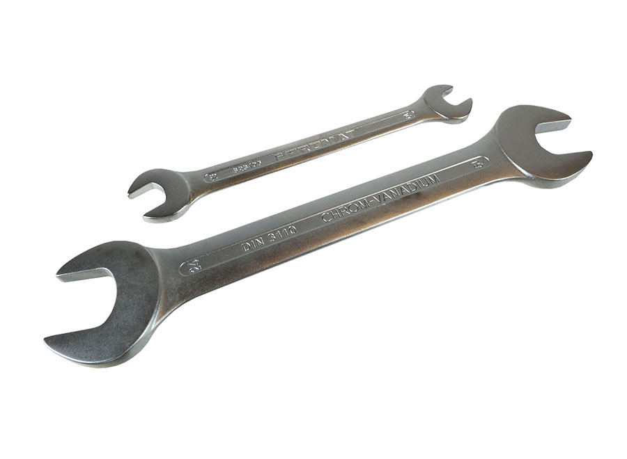 Doppelmaulschlüssel verchromt Doppelmaulschlüssel verchromt