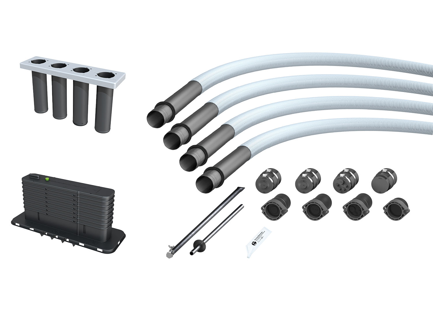 Mehrsparten-Bauherrenpaket für Gebäude ohne Keller MSH Basic FUBO BHP3m