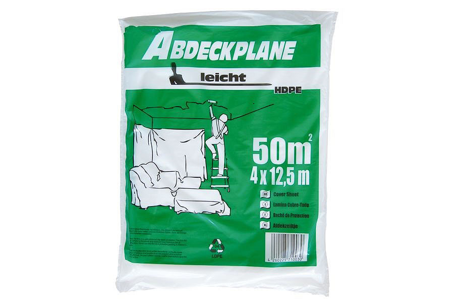 HDPE-Abdeckplane LEICHT 7 mµ transparent