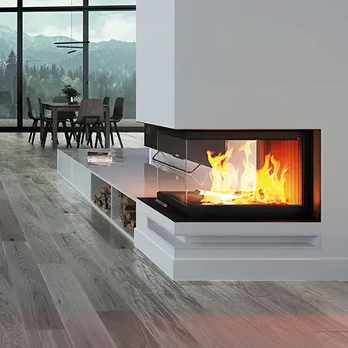 TRINITY Kamineinsatz (Guillotine U)