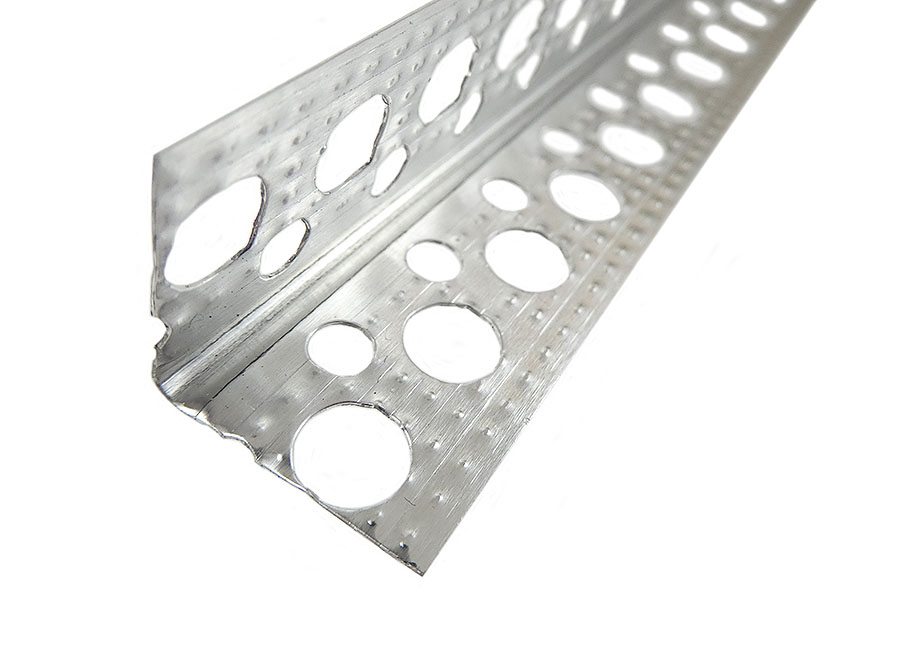 Alu-Eckwinkel 250 cm angeraut Trockenbauprofil Innen Putzstärke 1mm
