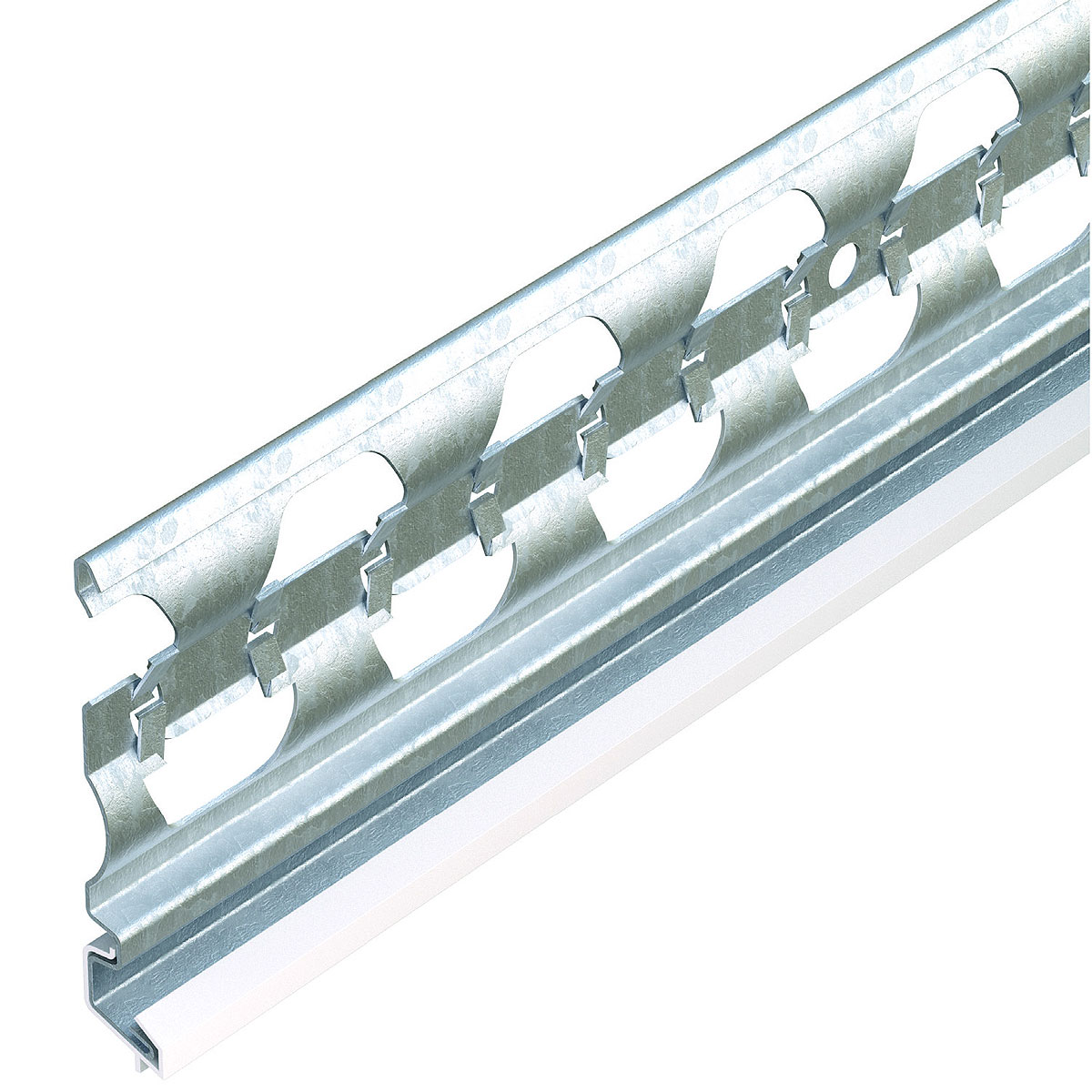 1227 Sockelprofil Außenputz 10mm 250cm (Bund mit 25 Profilen)