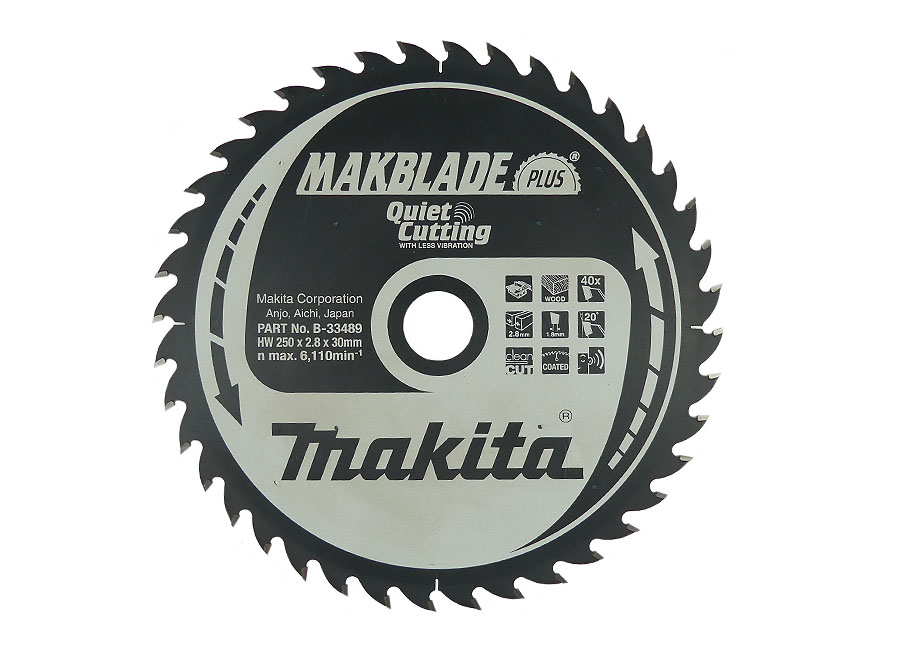 MAKITA Sägeblätter MAKBLADE Plus 250x30x40Z (B-33489) MAKITA Sägeblätter MAKBLADE Plus 250x30x40Z (B-33489)
