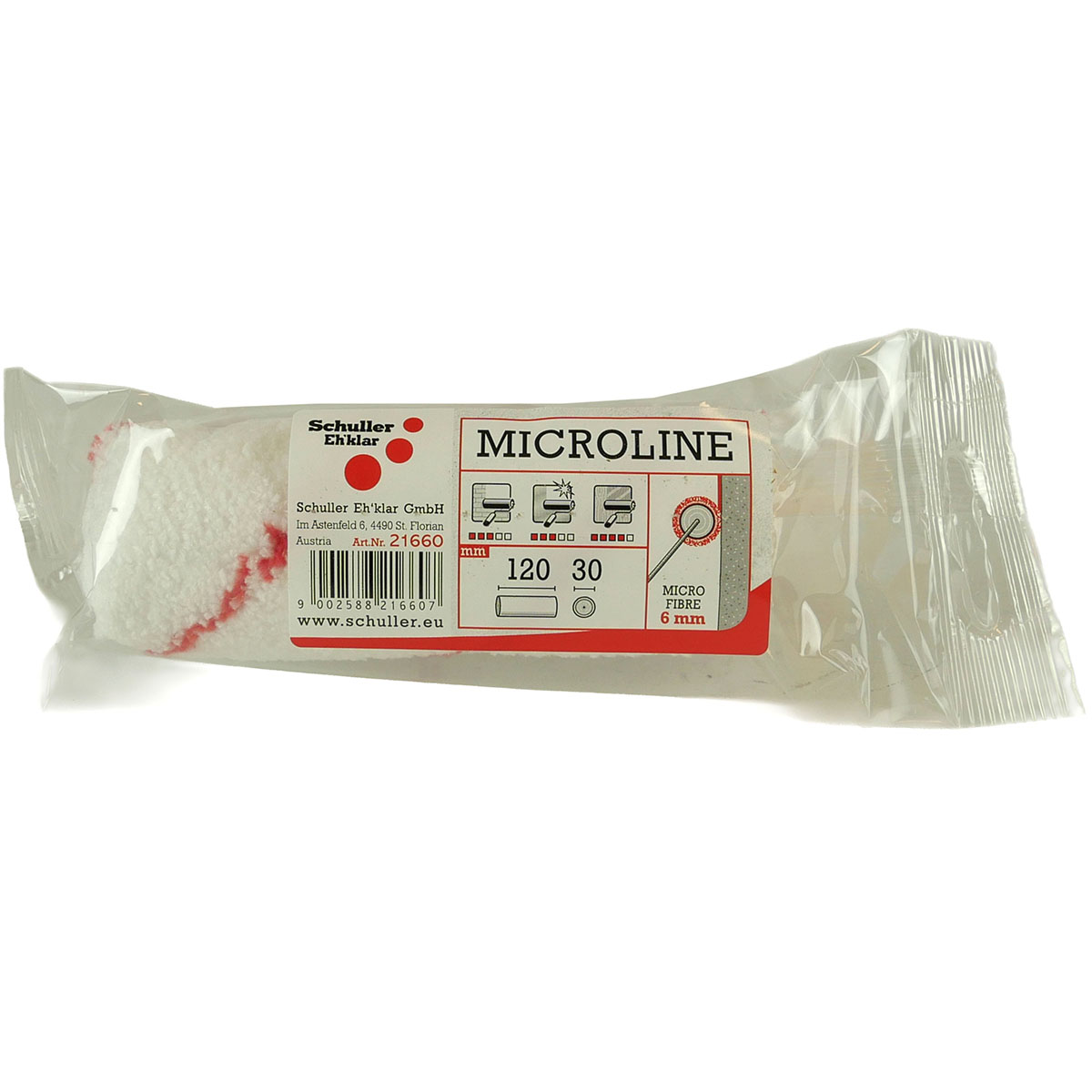 Heizkörperwalze Microline HKD short 12cm mit dickem Kern und Bezug aus Microfaser