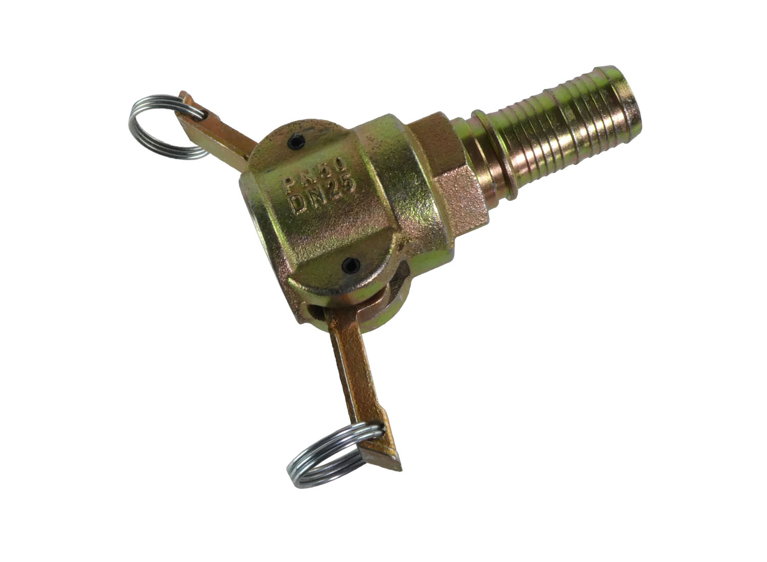 Kupplung 25 M-Teil mit Tülle NW24 Kupplung 25 M-Teil mit Tülle NW24