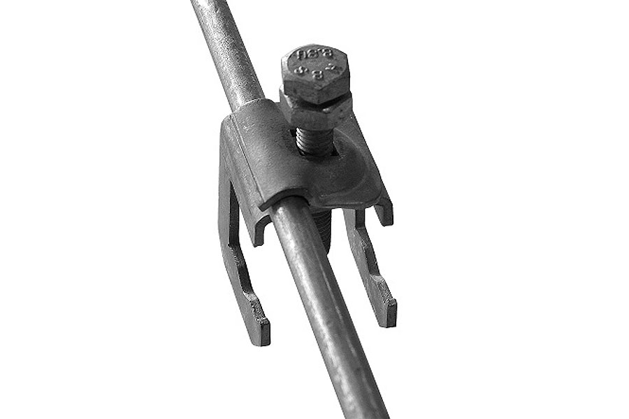 Armierungsklemme Universal-V4A für Flach- u. Rundleiter Schraube M 10