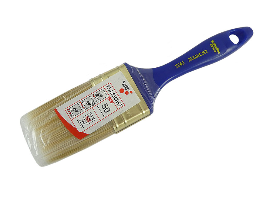Flachpinsel ALLRIGHT M white/gold 50 mm