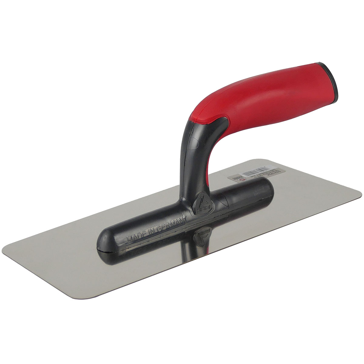 Venezianische Putzkelle 240x110/90mm abgerundete Ecken rostfrei Softgriff