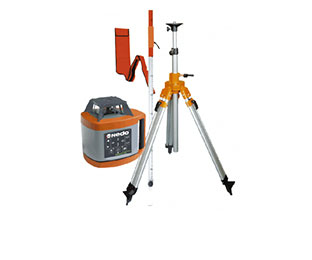 Rotationslaser SIRIUS 1 HV-Set mit Kurbelstativ und Flexilatte