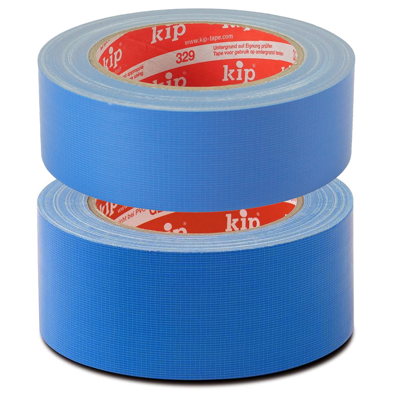 329 UV-Gewebeband Blau 25m - Rolle/Karton