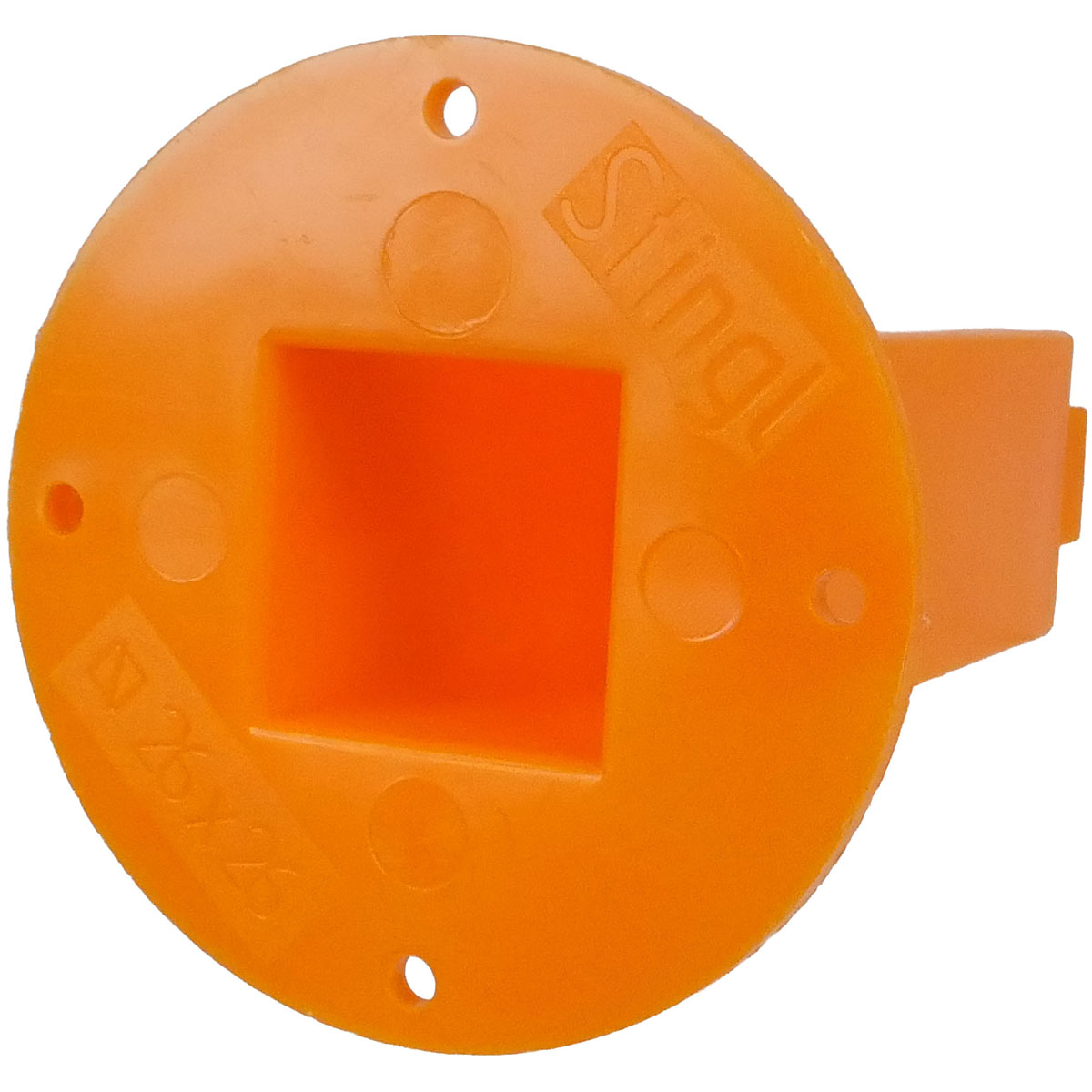 Gerüsthülse PPN 26x26x100mm für Baustellensicherung ohne Bohrarbeiten mit Steckanker