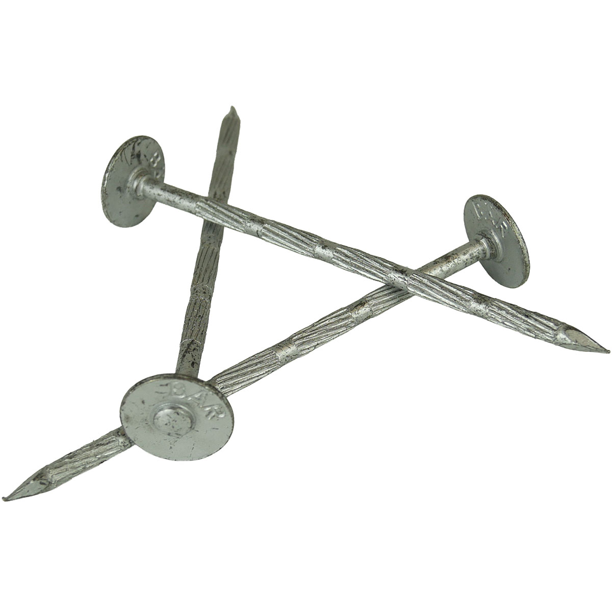 Bär Scheibenkopf Stahlnägel metallisiert 3,5 x 50mm (250 Stück)