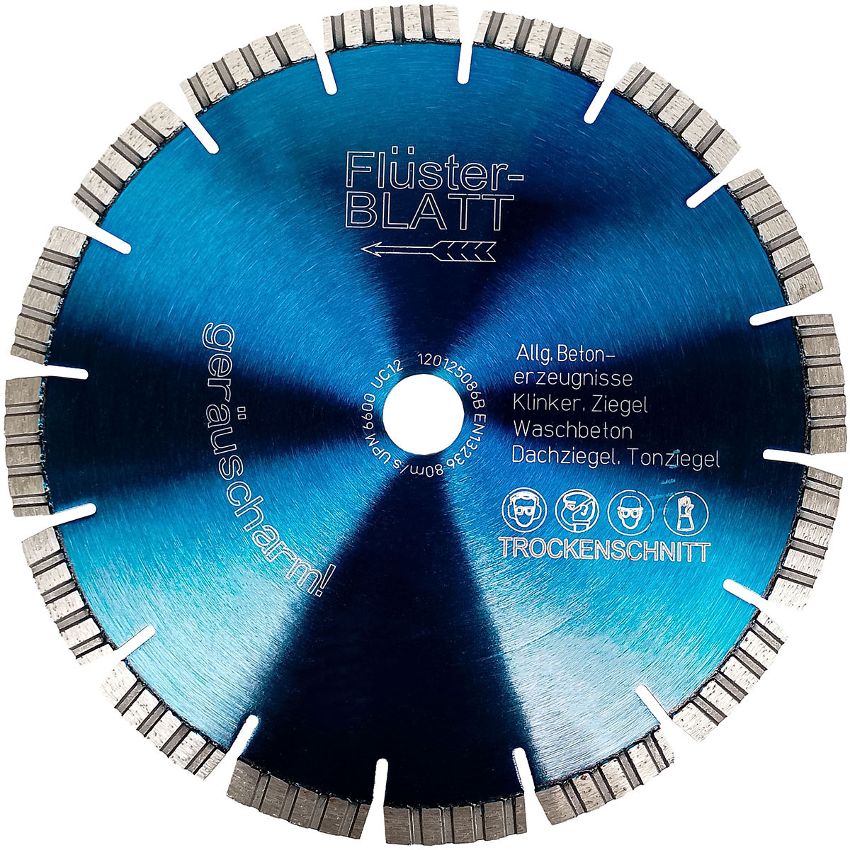 Diamant Trennscheibe Gazelle mit 230mm Durchmesser für präzises Schneiden von Beton, Stein und Fliesen bei geringer Vibration