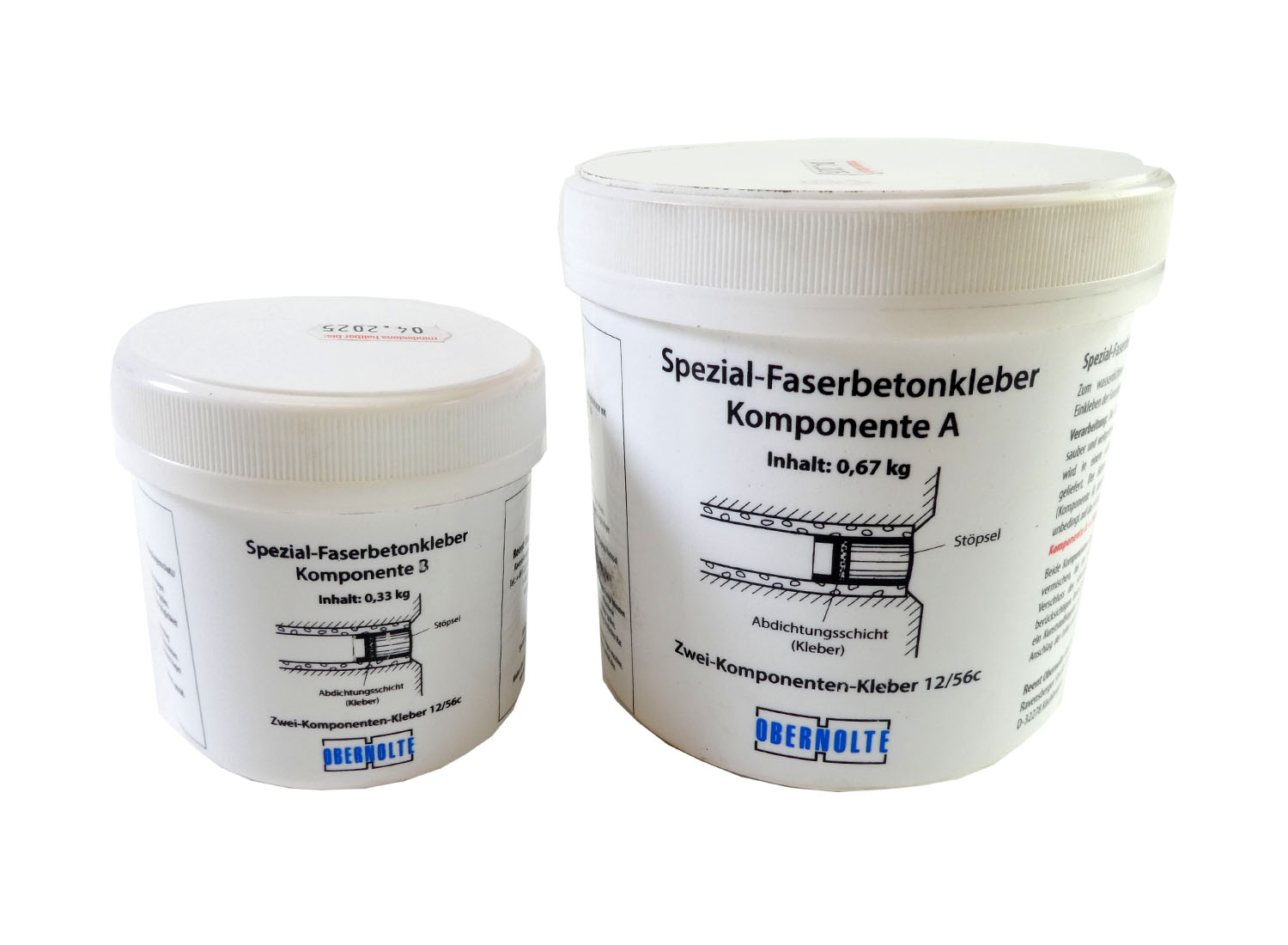 Spezial Faserbetonkleber 2K für Faserbeton