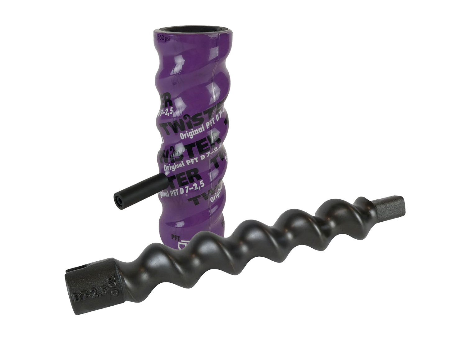 Rotor/Stator D7-2,5 Twister mit Zapfen im Bundle 