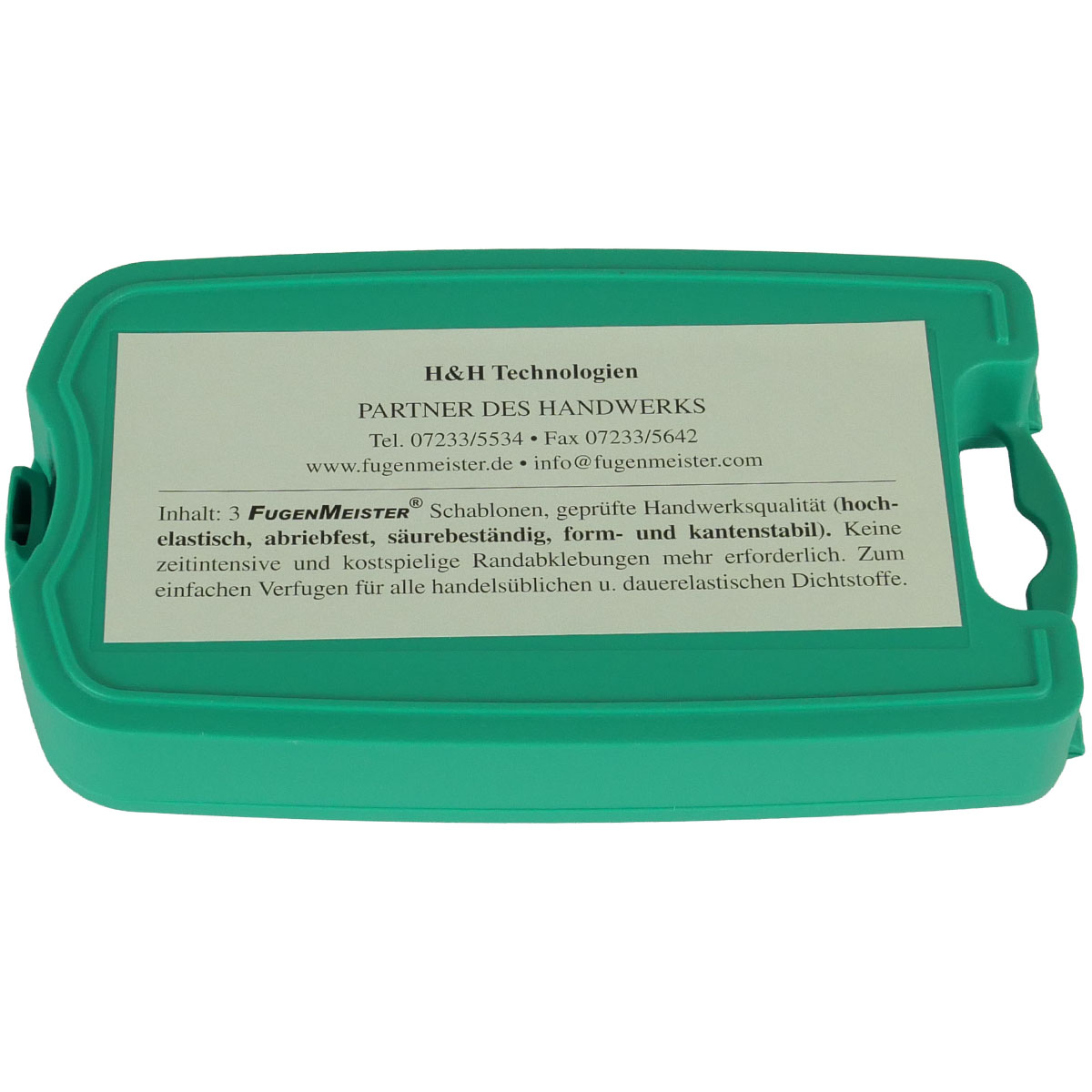 Fugenmeister Radienschablonen R-03 für Radien 4-14 mm - 3-teilig