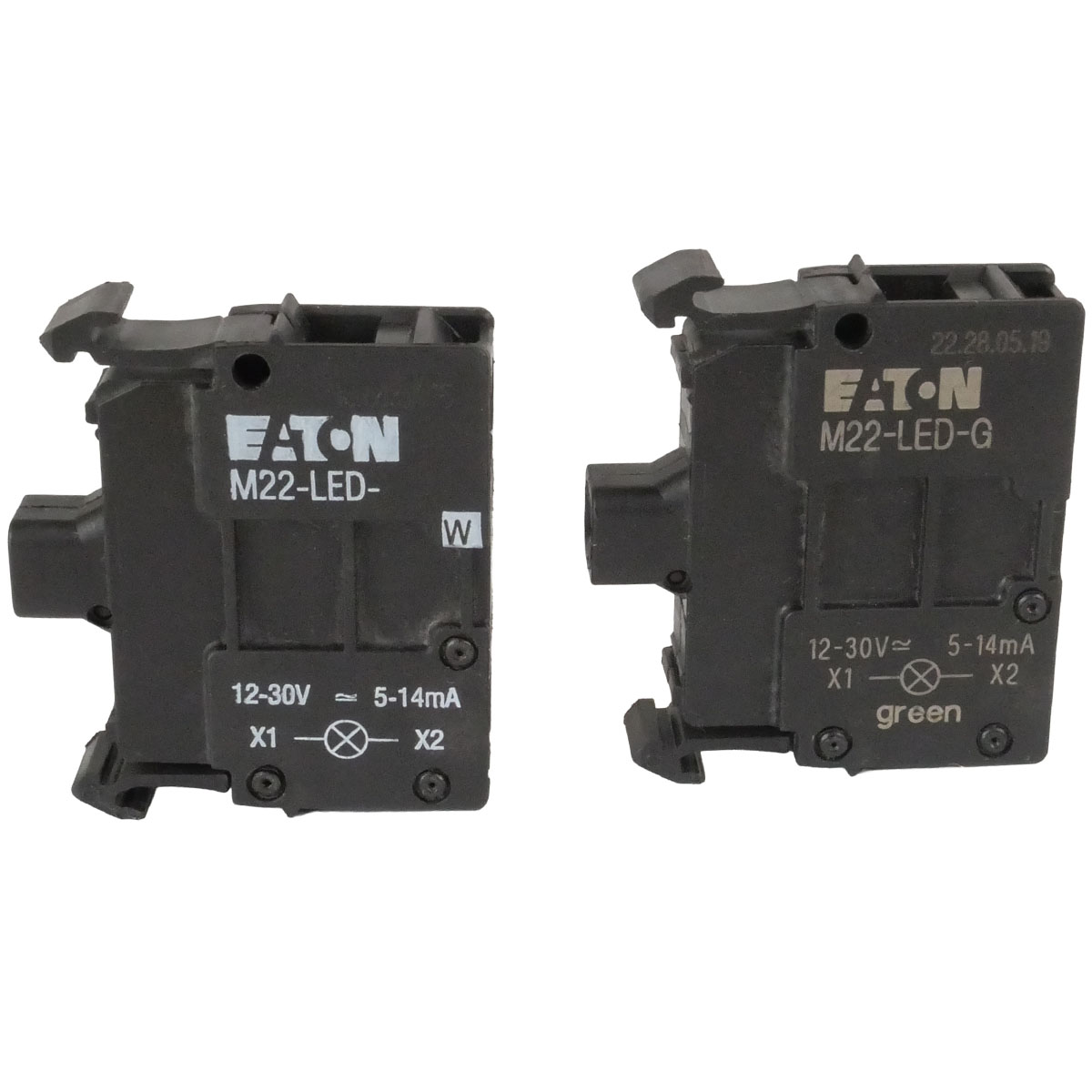 M22-LED Weiß/Grün LED-Element