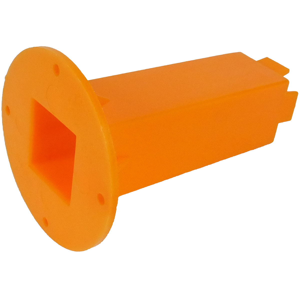 Gerüsthülse PPN 26x26x100mm für Baustellensicherung ohne Bohrarbeiten mit Steckanker