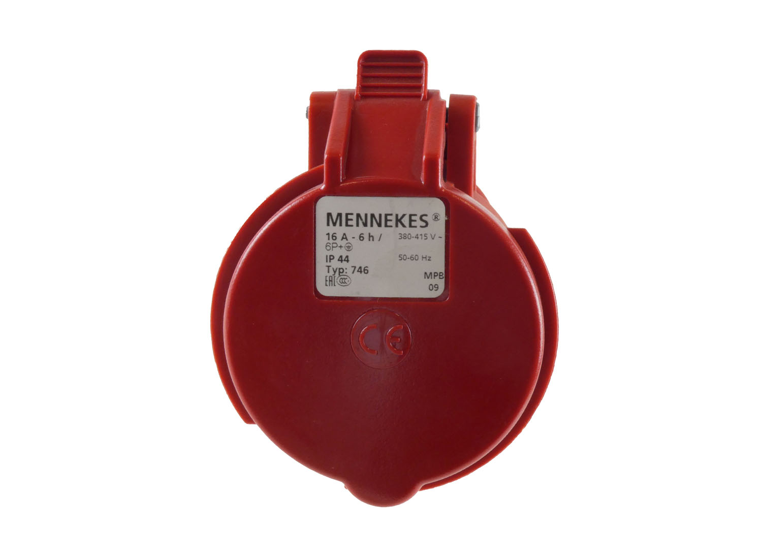 CEE-Stecker und CEE-Kupplung 746 mit Schutzart IP44 in 16 Ampere für sichere Stromverbindungen im Baubereich
