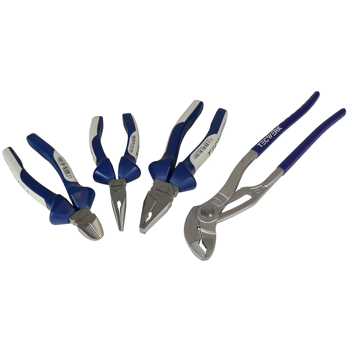 Zangensatz verchromt im Kunststoffkoffer