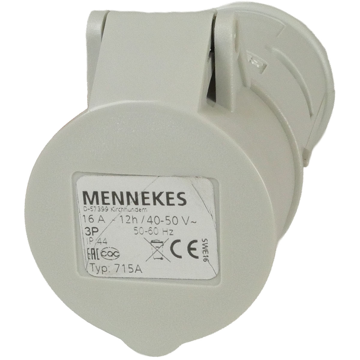 CEE-Kupplung 3x16A 12h für Putzmaschinen-Steuerkabel