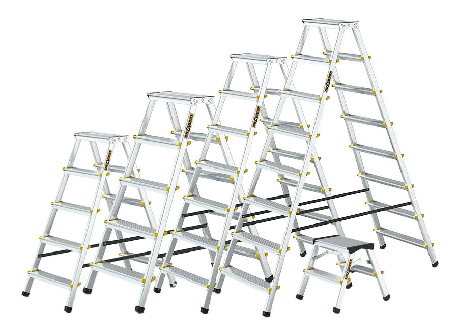 PRO Klappleiter doppelseitig Aluminium PRO Klappleiter doppelseitig Aluminium
